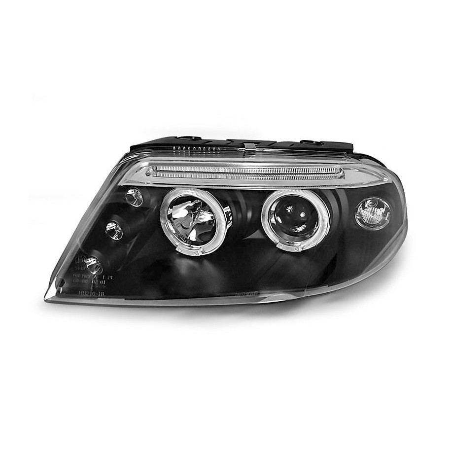 LAMPY VW PASSAT 3BG B5 LIFT 00-05 RINGI BLACK LED