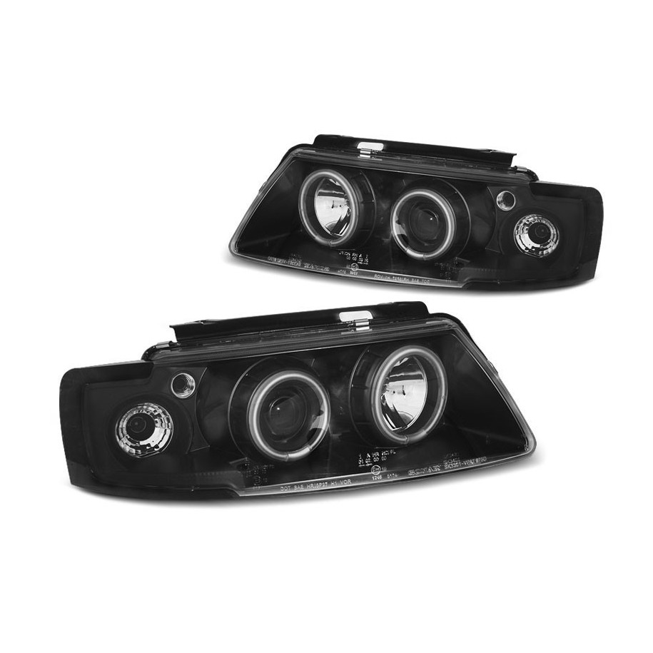 REFLEKTORY VW PASSAT B5 3B 1996-00 RINGI BLACK CCFL