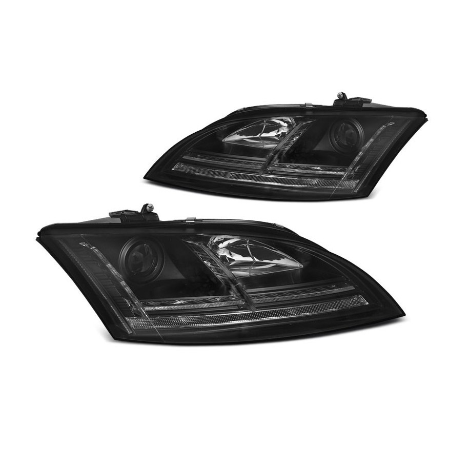 LAMPY REFLEKTORY AUDI TT 8J 06-10 BLACK LED DTS