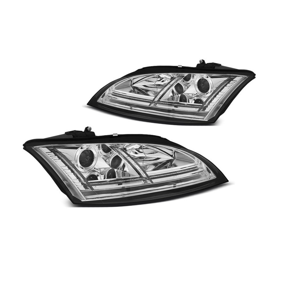 LAMPY REFLEKTORY AUDI TT 06-10 8J CHROME LED DTS