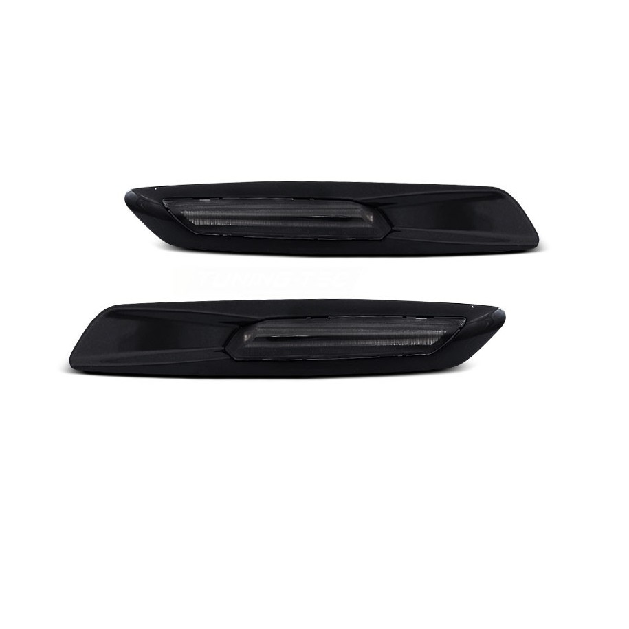 MIGACZE BOCZNE BMW E60 E90 E92 E82 LED G BLACK