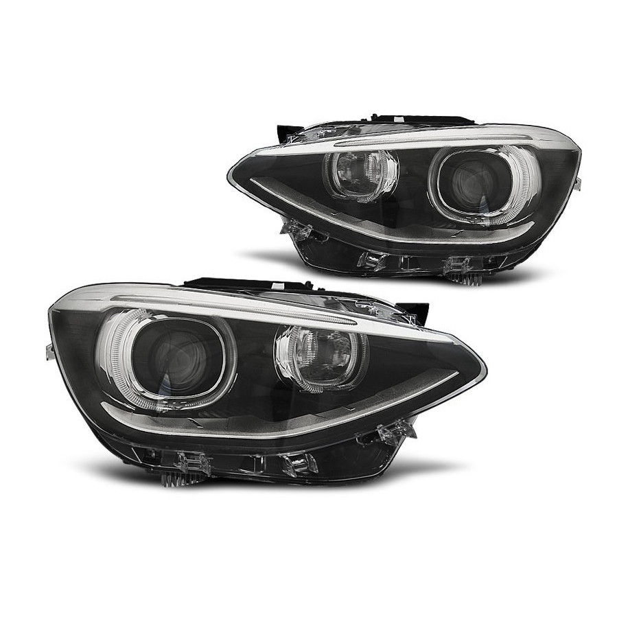 LAMPY REFLEKTORY BMW F20/F21 11-14 RINGI LED BLACK