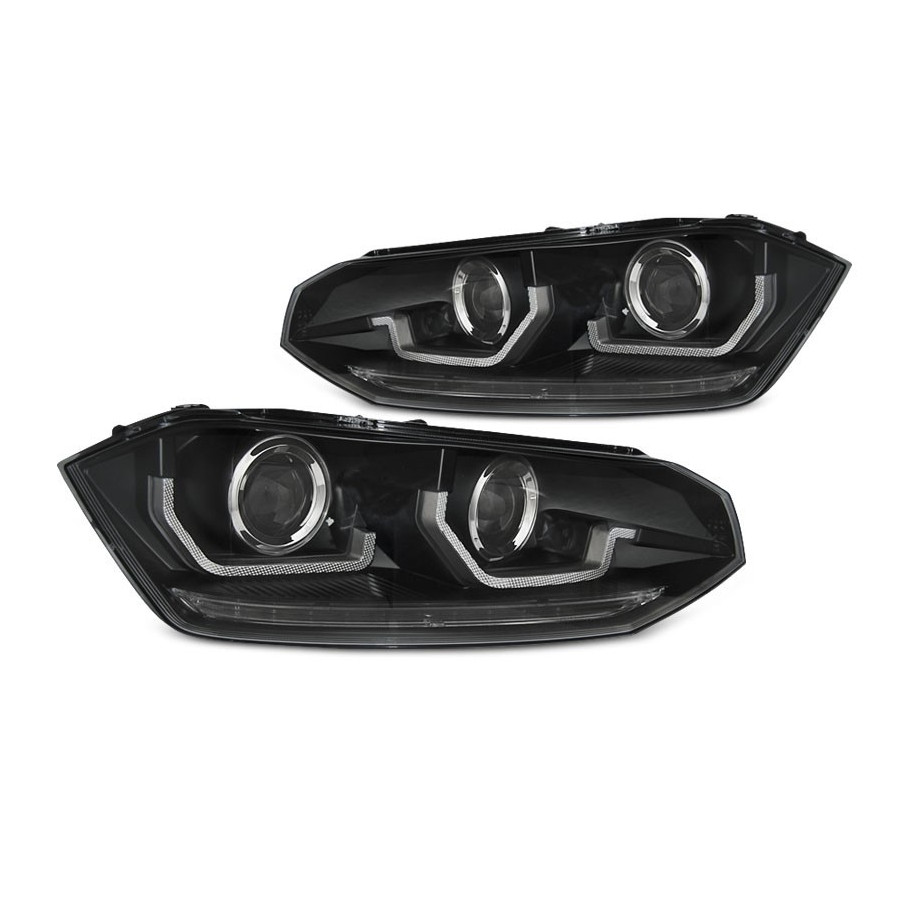 LAMPY REFLEKTORY VW POLO VI 2G 2017- DTS LED BLACK