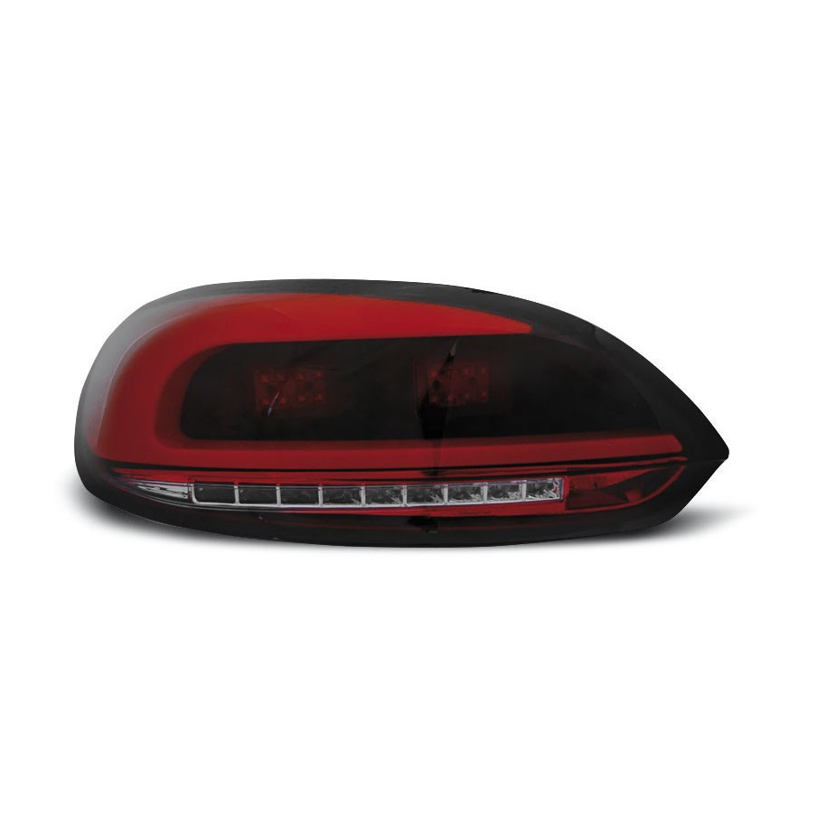 LAMPY TYLNE DIODOWE VW SCIROCCO III 2008-14 RED SMOKE LED BAR