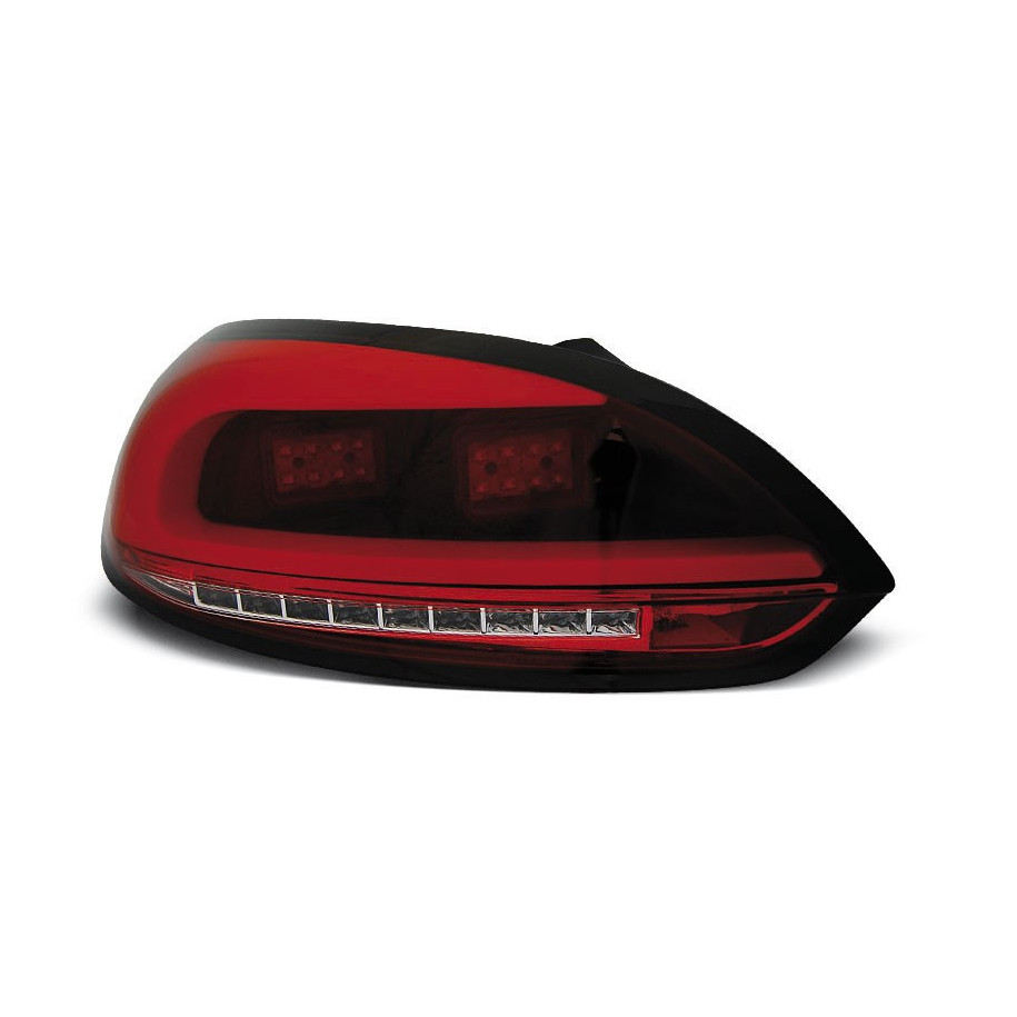 LAMPY TYLNE DIODOWE VW SCIROCCO III 2008-14 RED WHITE LED BAR