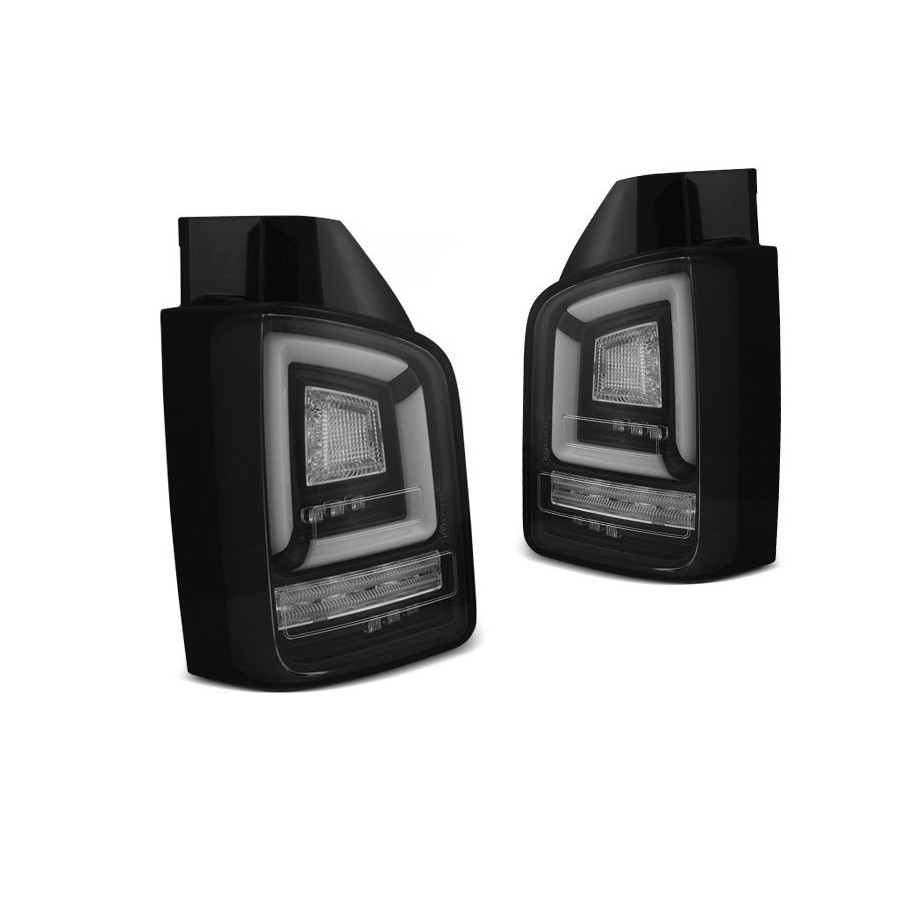 LAMPY DIODOWE VW T5 2003-09 BLACK FULL LED BAR DTS