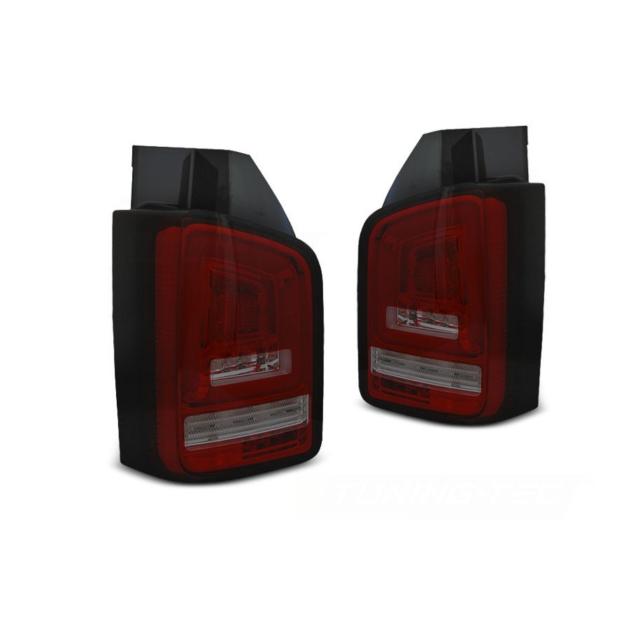 LAMPY DIODOWE TYLNE VW T6 2015-19 RED SMOKE LED BAR DTS TRANSPORTER