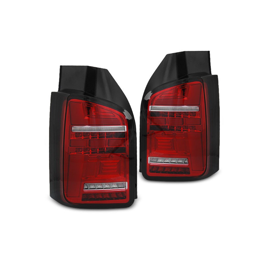 LAMPY DIODOWE VW T6.1 2020- RED WHITE FULL LED BAR DTS