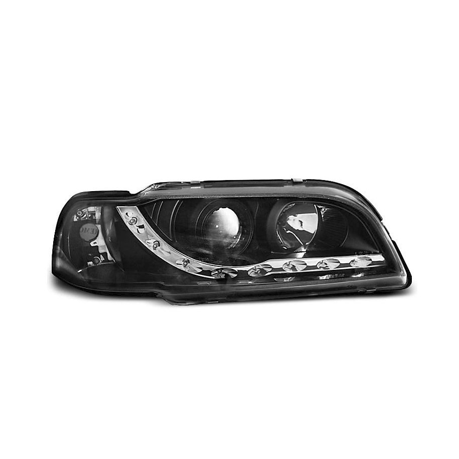 LAMPY REFLEKTORY VOLVO S40 V40 1996-00 LED BLACK