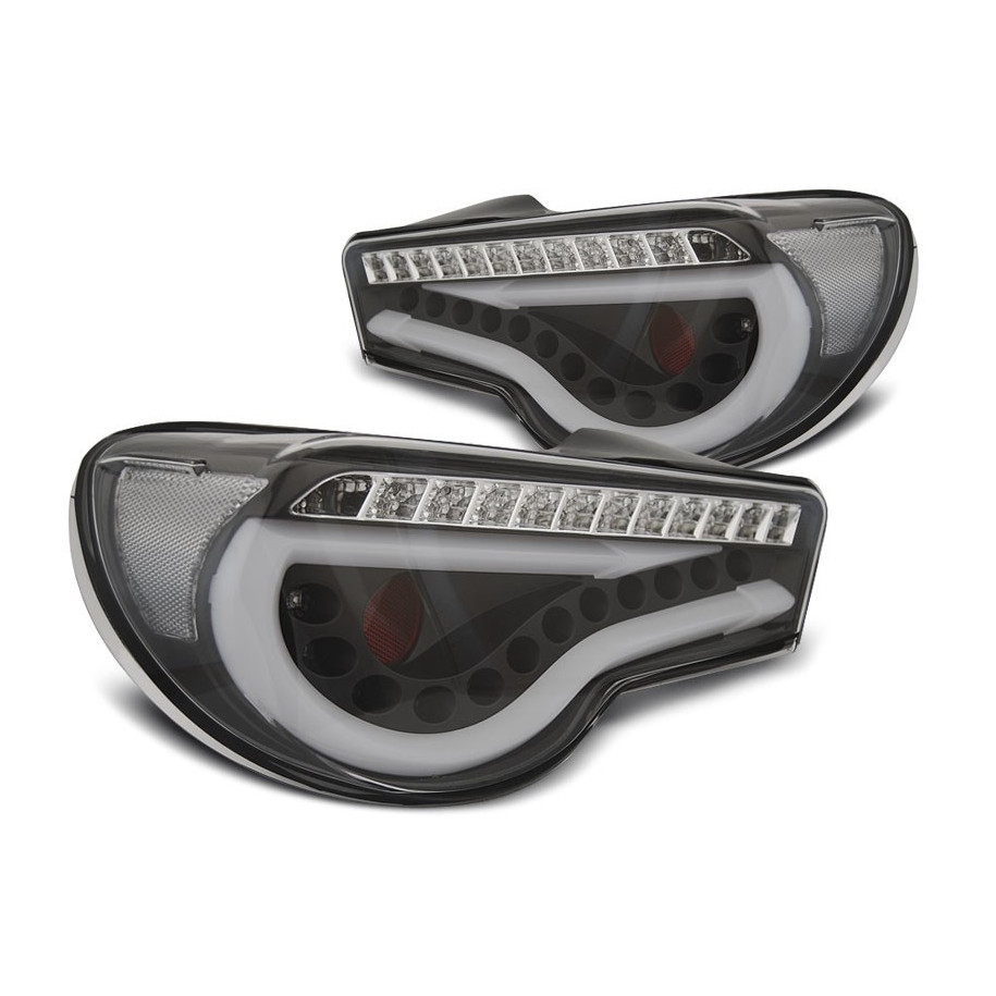 LAMPY DIODOWE TOYOTA GT86 2012-16 LED BAR BLACK DRL DTS
