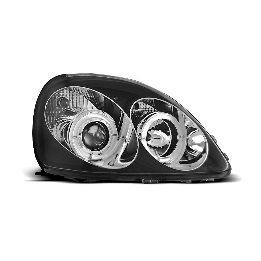 LAMPY REFLEKTORY TOYOTA YARIS 1999-03 RINGI BLACK