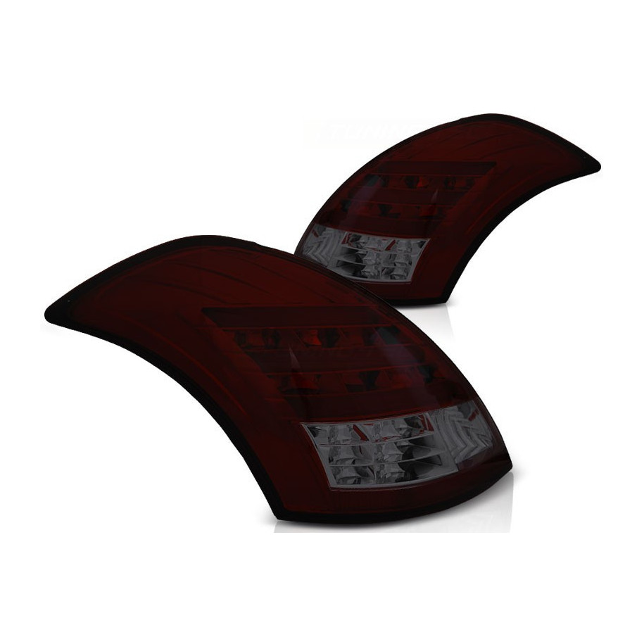LAMPY TYLNE DIODOWE SUZUKI SWIFT V 2010- RED SMOKE LED BAR