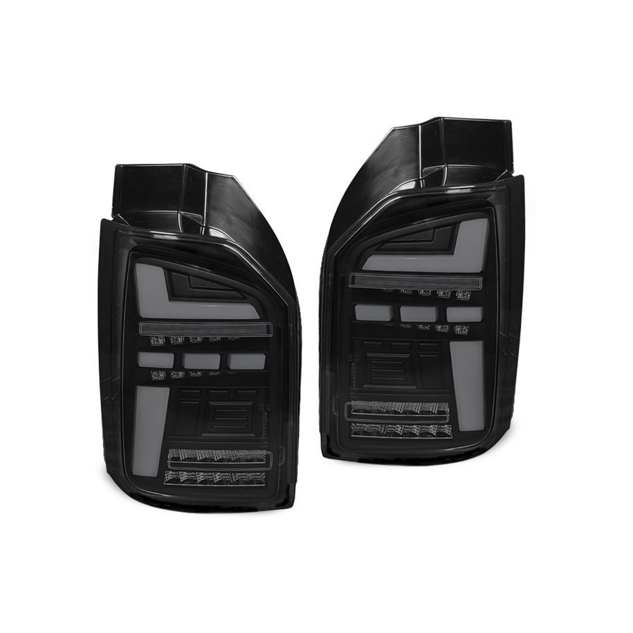 LAMPY TYLNE DIODOWE VW T6 / T6.1 2015-21 BLACK SMOKE FULL LED DTS