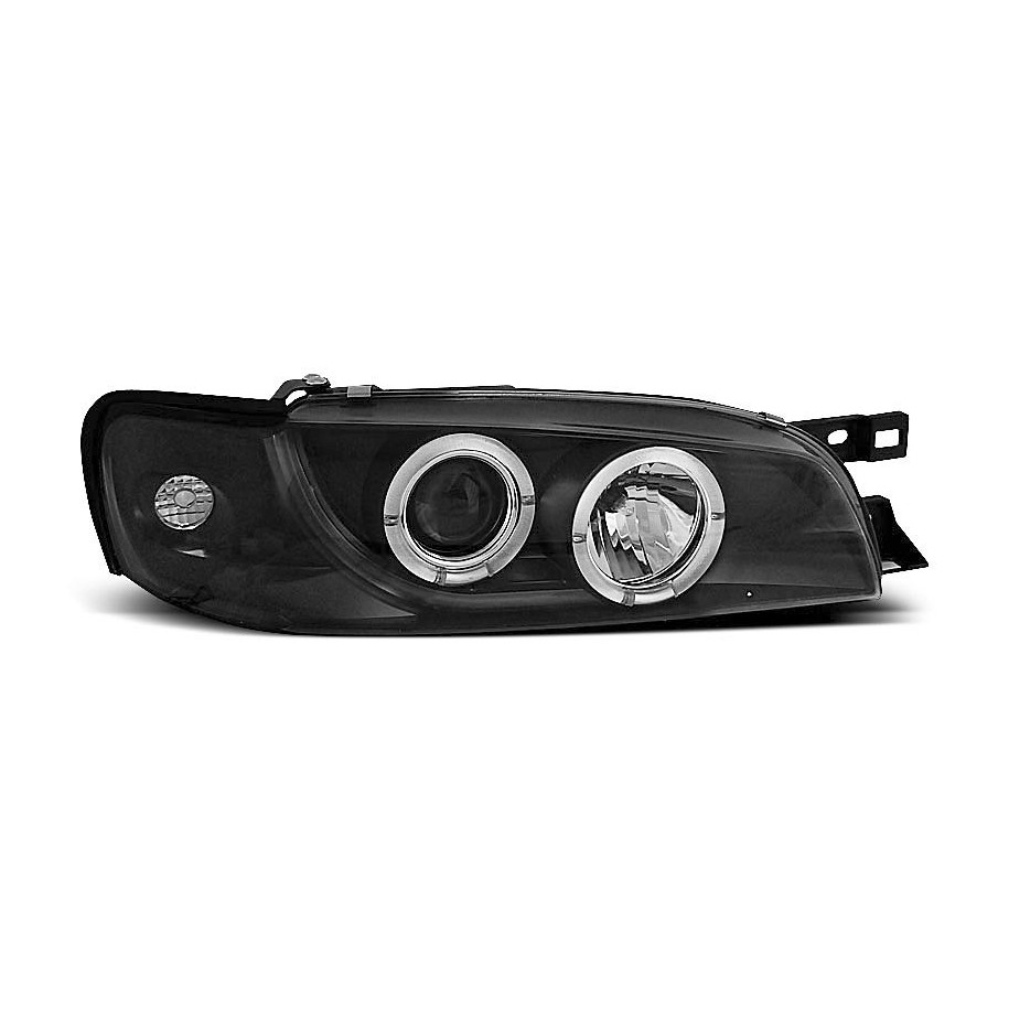 LAMPY REFLEKTORY SUBARU IMPREZA 1993-00 RINGI BLACK