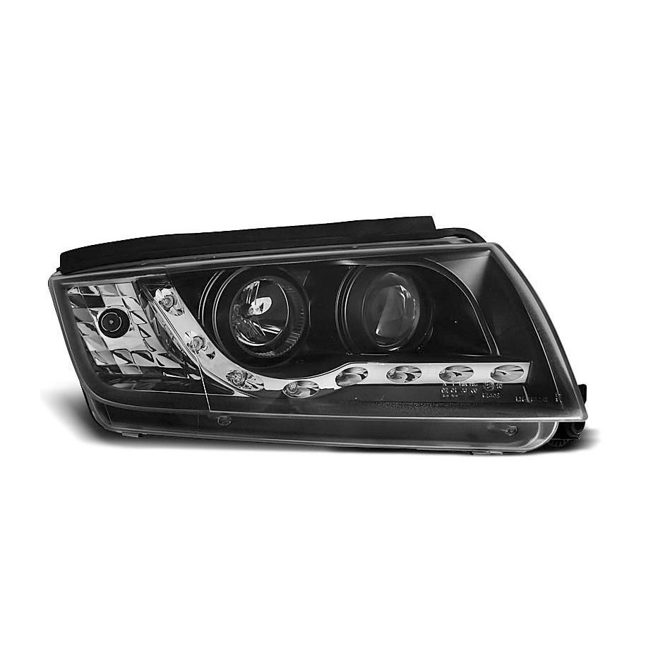 LAMPY REFLEKTORY SKODA FABIA 99-08 LED BLACK