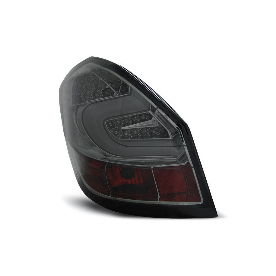 LAMPY TYLNE SKODA FABIA II 2007-13 SMOKE LED BAR