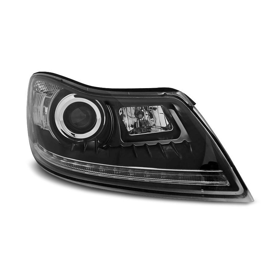 LAMPY SKODA OCTAVIA 2 2009-12 DAYLIGHT BLACK LED DRL