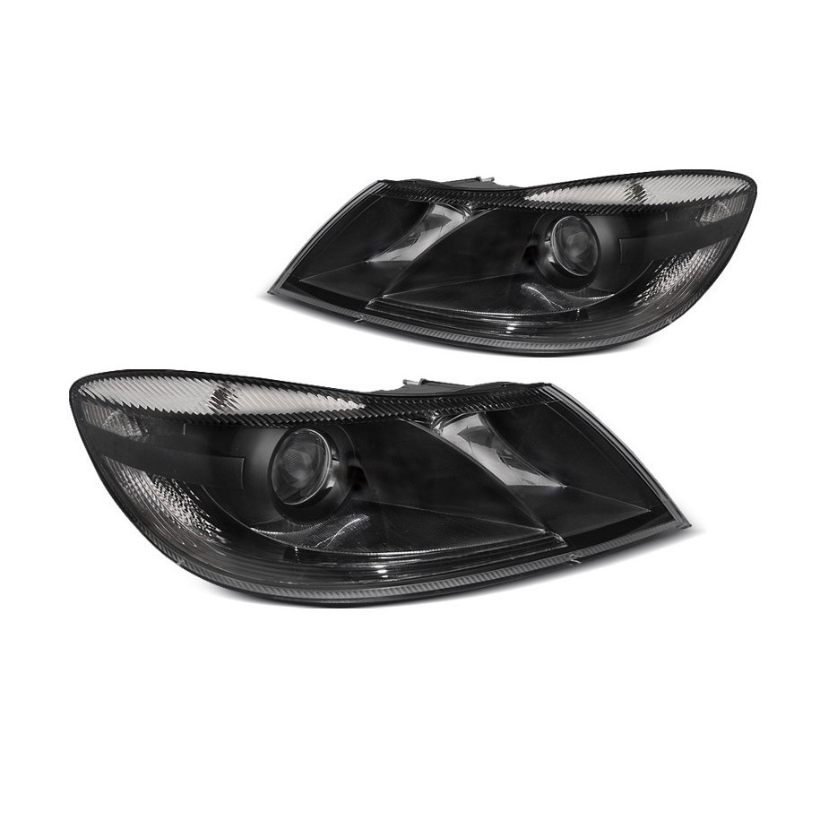 LAMPY RWFLEKTORY SKODA OCTAVIA 2009-12 BLACK