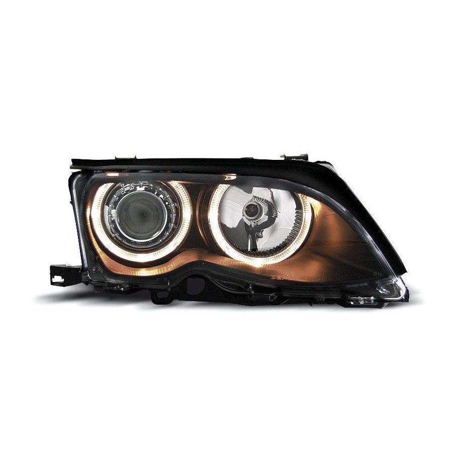 LAMPY BMW E46 01-05 SEDAN TOURING RINGI BLACK