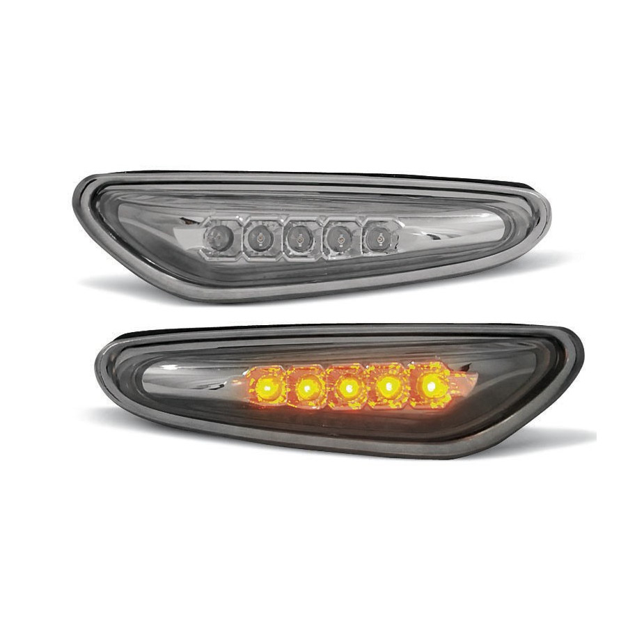 MIGACZE BOCZNE BMW E46 01-05 SMOKE LED