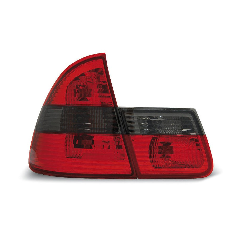 LAMPY TYLNE BMW E46 TOURING 99-05 CLEAR RED SMOKE