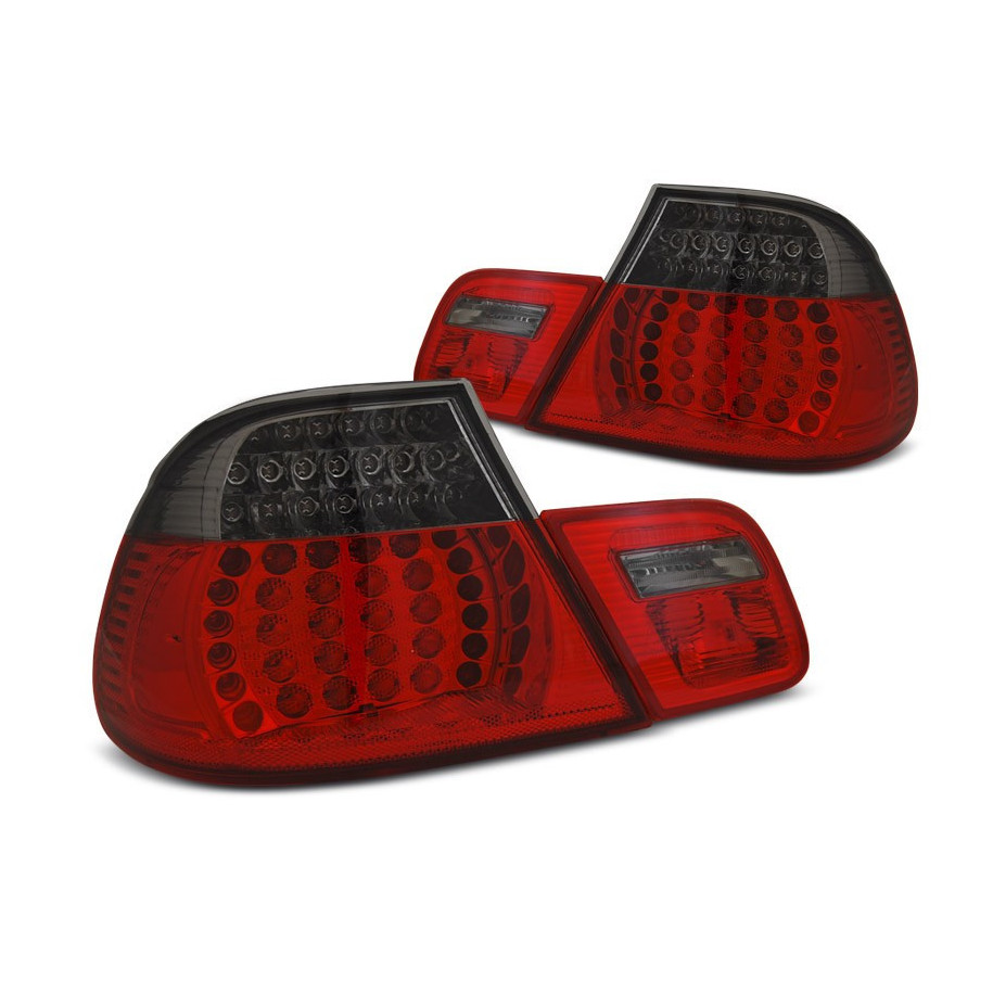 LAMPY DIODOWE BMW 3 E46 03-06 COUPE RED SMOKE LED