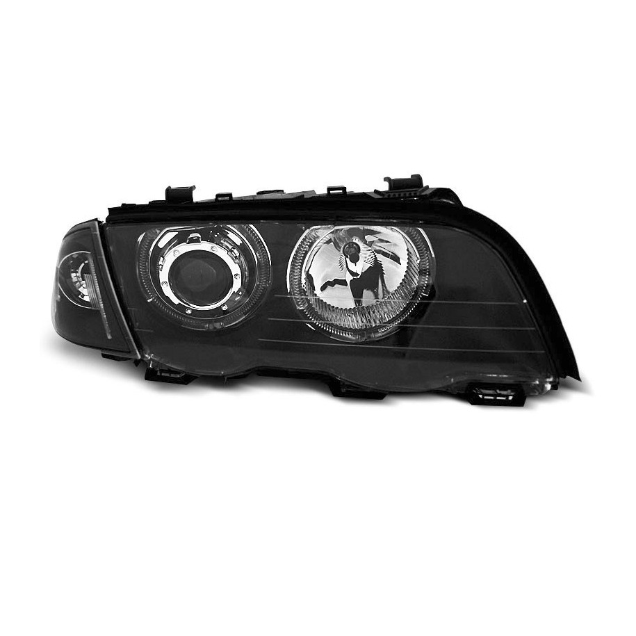LAMPY BMW E46 98-01 SEDAN TOURING RINGI LED BLACK