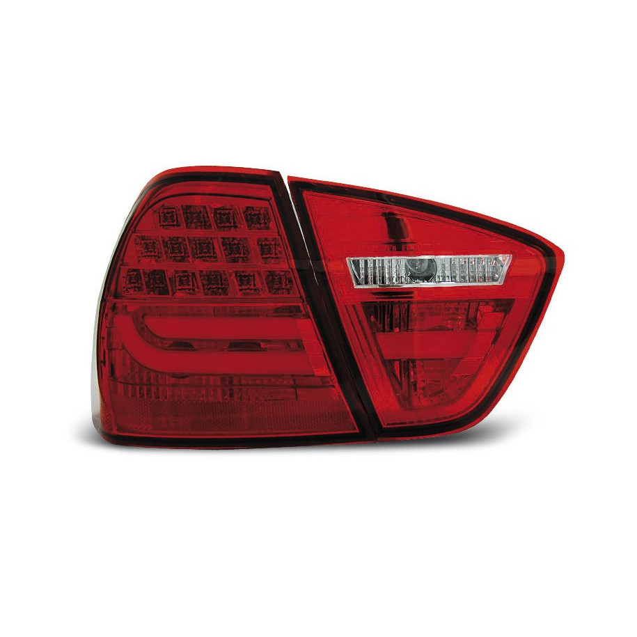 LAMPY DIODOWE BMW E90 05-08 RED LED BAR