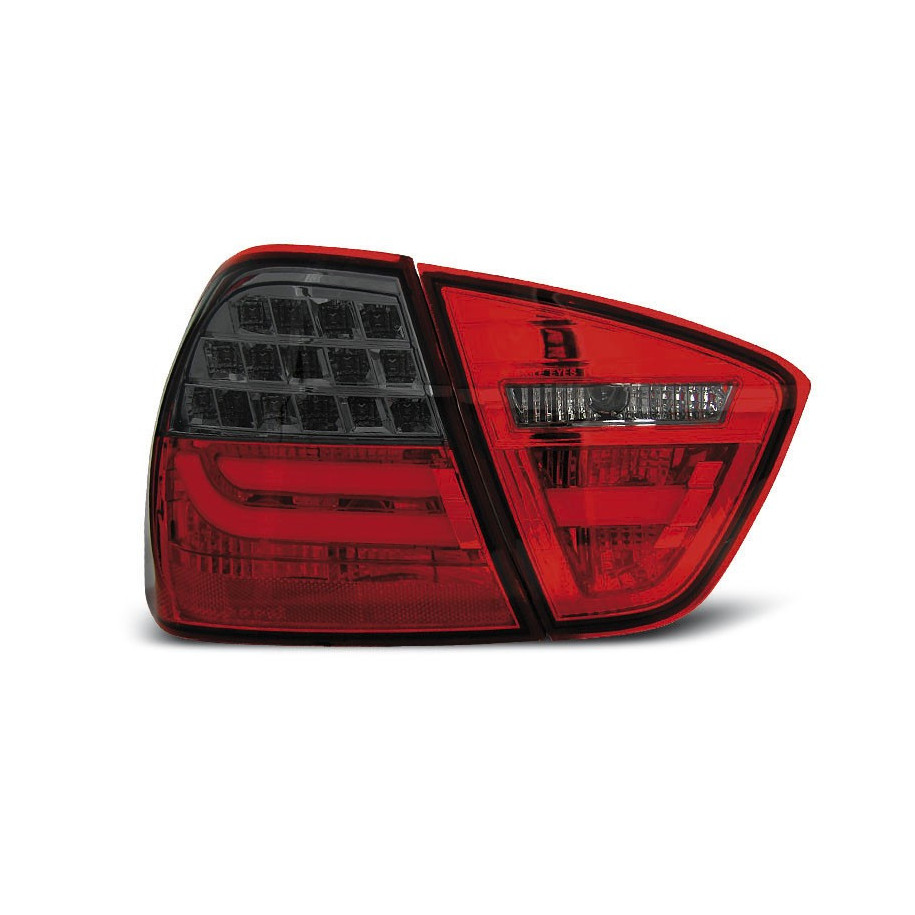 LAMPY DIODOWE NOWE BMW E90 05-08 RED SMOKE LED BAR