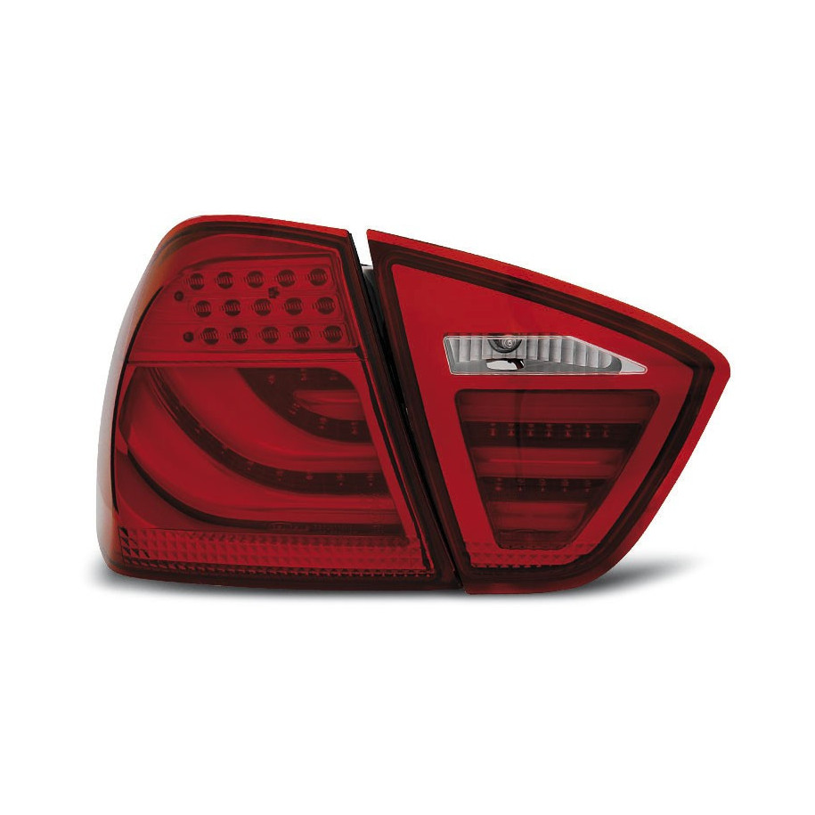 LAMPY DIODOWE BMW E90 05-08 RED LED BAR