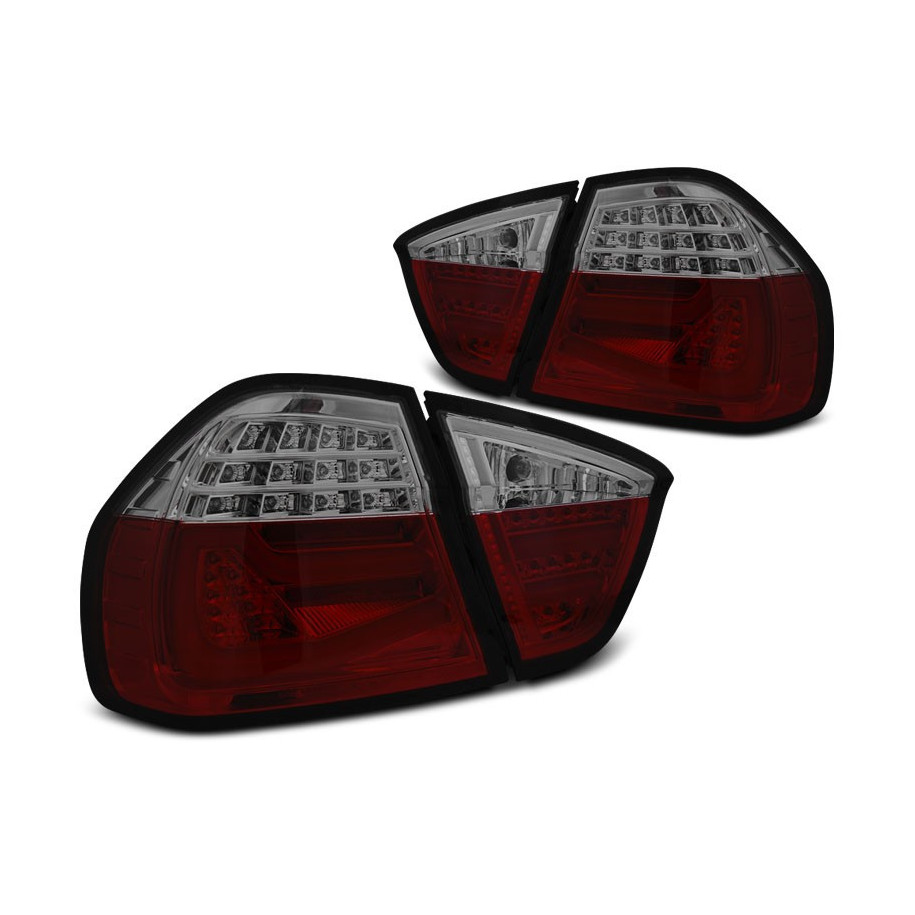 LAMPY DIODOWE BMW E90 05-08 RED SMOKE LED BAR