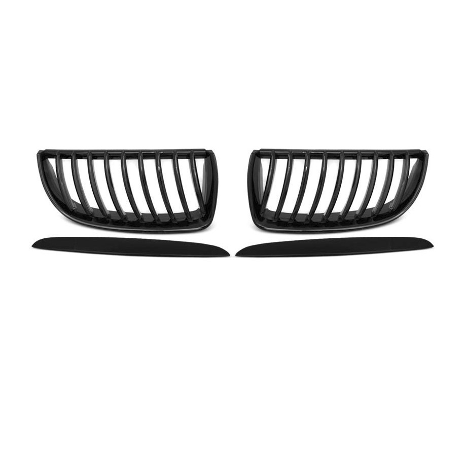 ATRAPA GRILL NERKI BMW E90 E91 05-08 GLOSSY BLACK