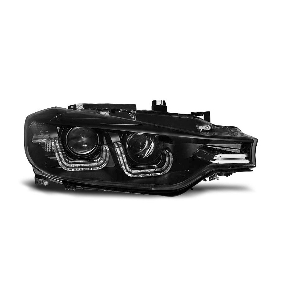LAMPY REFLEKTORY BMW F30 F31 11-15 BLACK RINGI LED