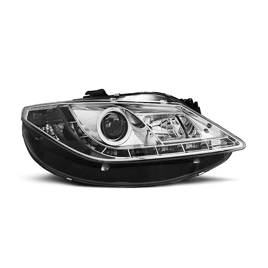 LAMPY PRZEDNIE SEAT IBIZA 6J 2008- DAYLIGHT CHROM LED
