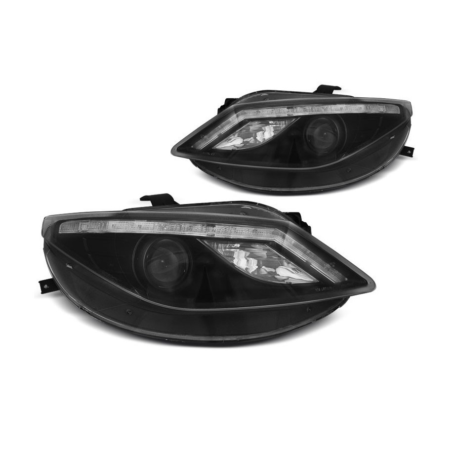 LAMPY REFLEKTORY SEAT IBIZA 6J 2008-12 DAYLIGHT BLACK