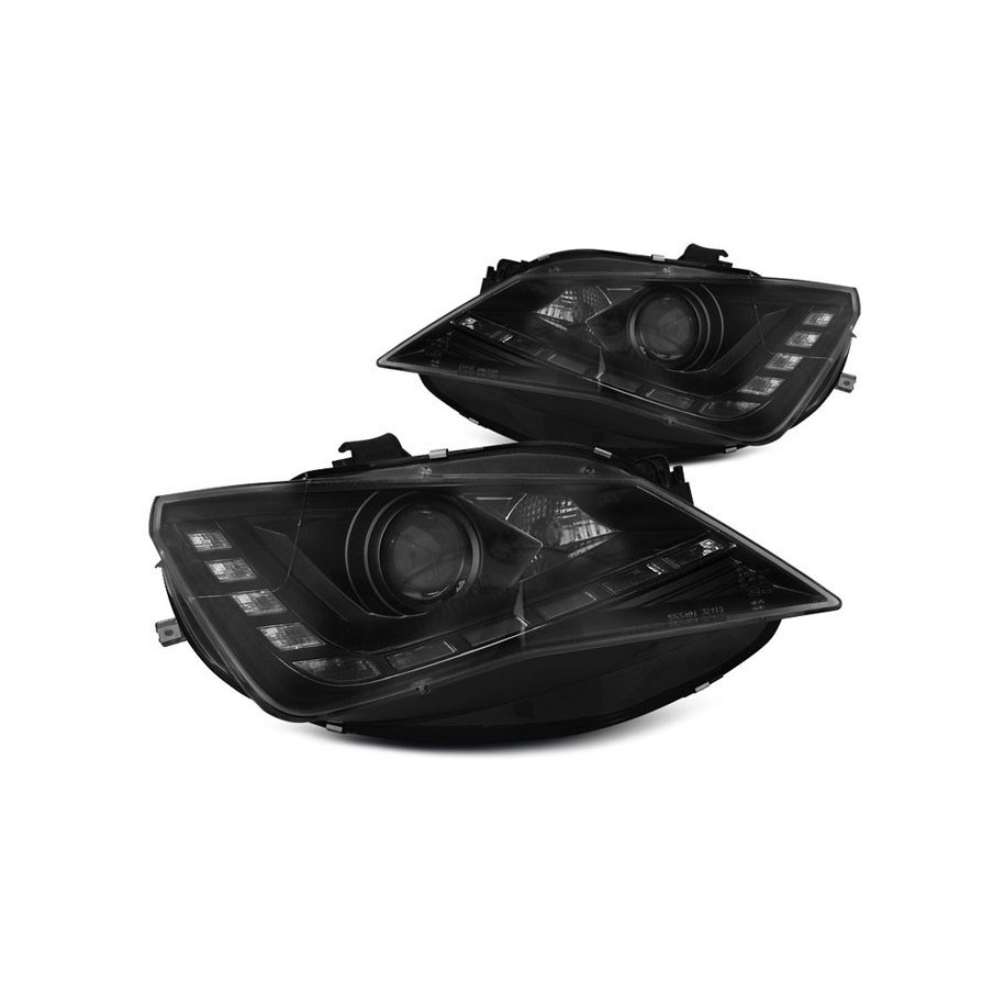 LAMPY SEAT IBIZA 6J 2012-15 BLACK DRL