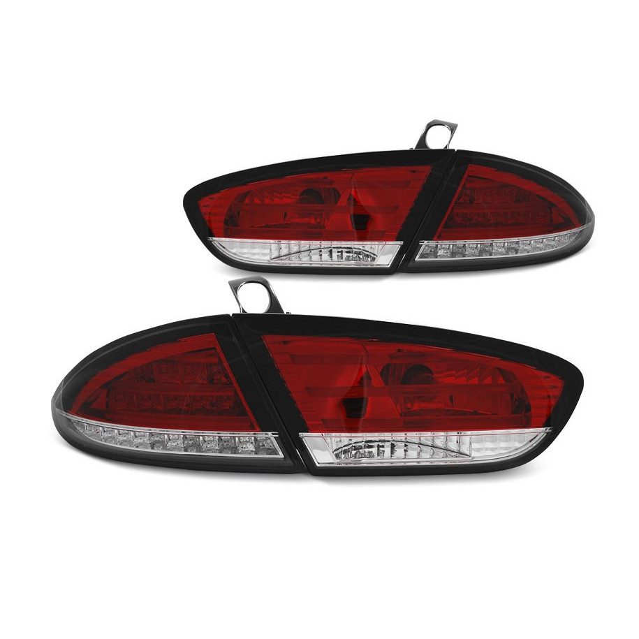 LAMPY TYLNE DIODOWE SEAT LEON 2009-13 RED WHITE LED