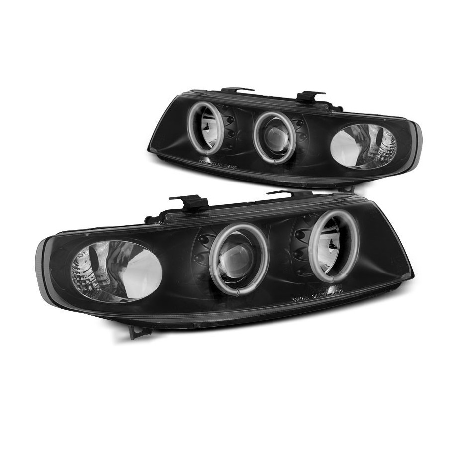 LAMPY SEAT LEON TOLEDO 1999-04 CHROME RINGI CCFL