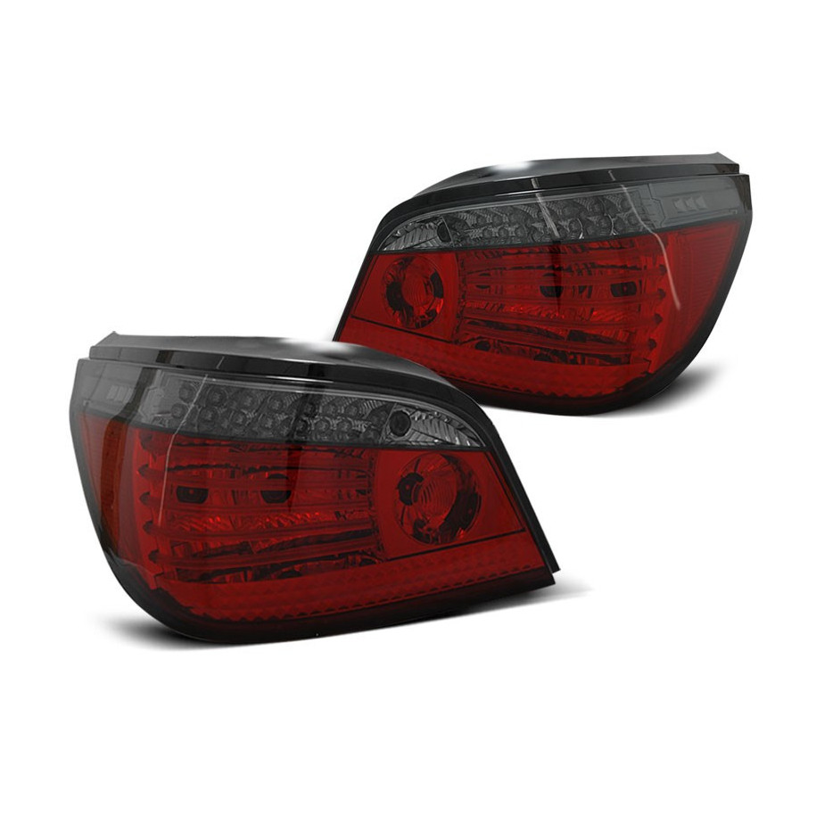 LAMPY BMW E60 03-07 RED SMOKE LED SEQ