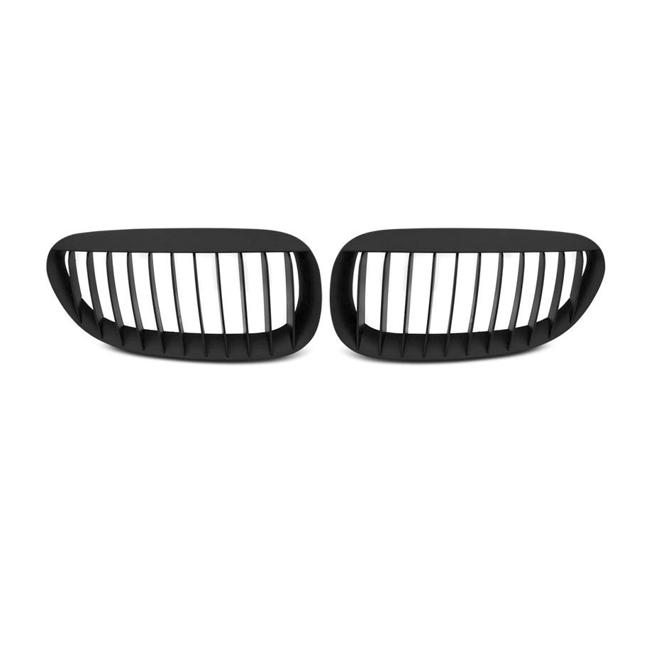 ATRAPA GRILL NERKI BMW E63 E64 02-10 MATT BLACK