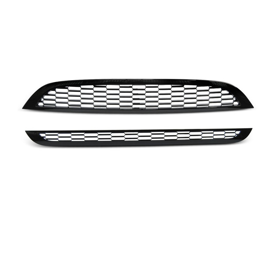 ATRAPA GRILL MINI COOPER R50 R53 S 01-06 BLACK