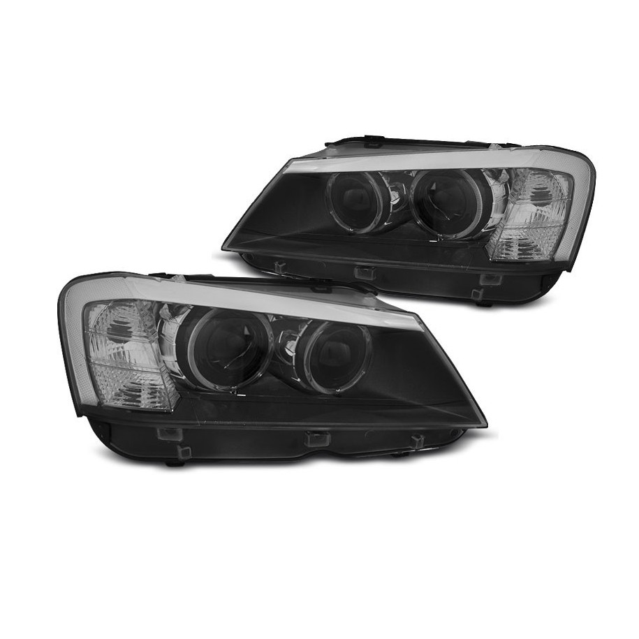 LAMPY BMW X3 F25 10-14 BLACK LED