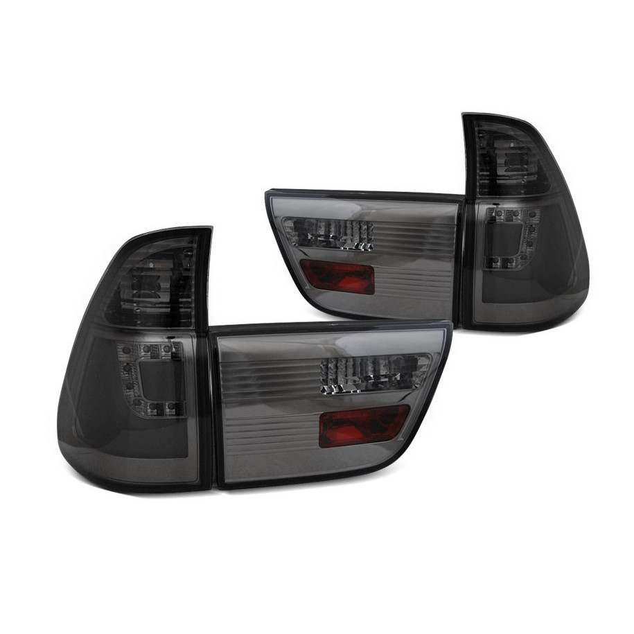LAMPY BMW X5 E53 99-03 SMOKE LED BAR