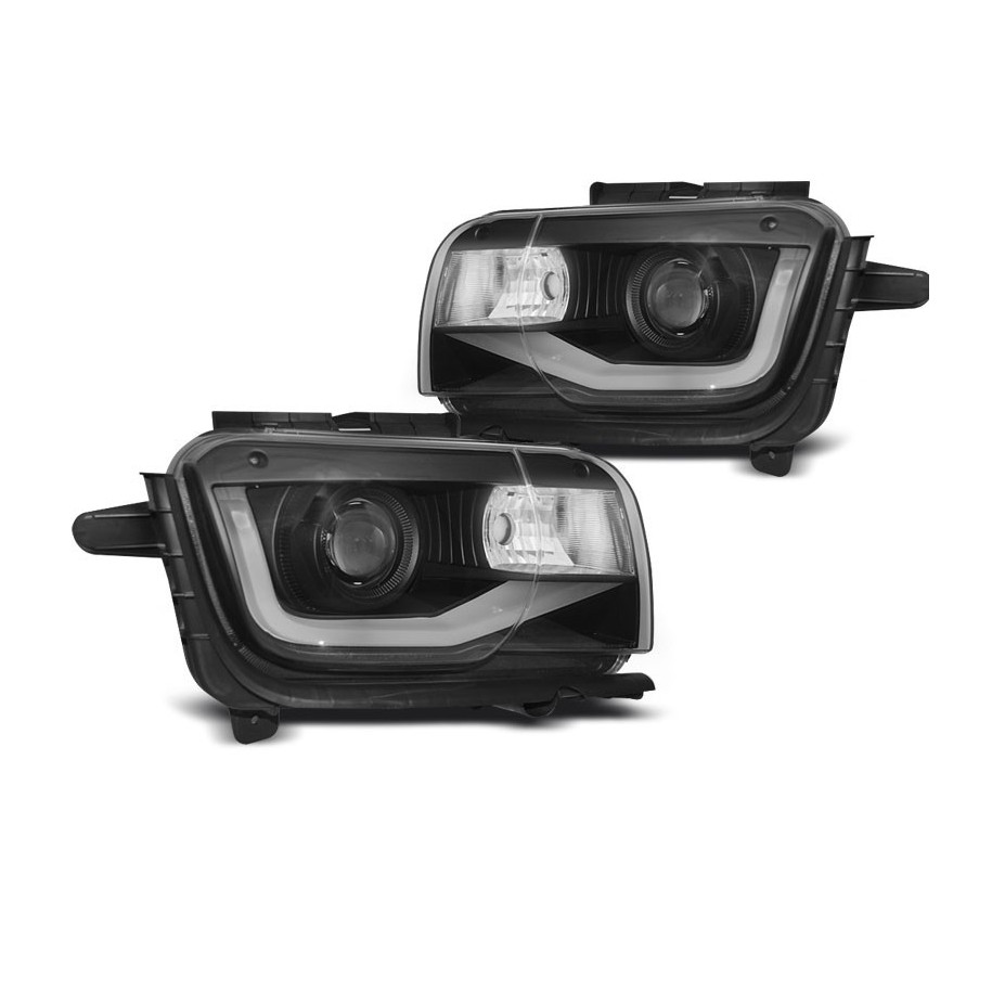 LAMPY REFLEKTORY CHEVROLET CAMARO 09-13 BLACK LED