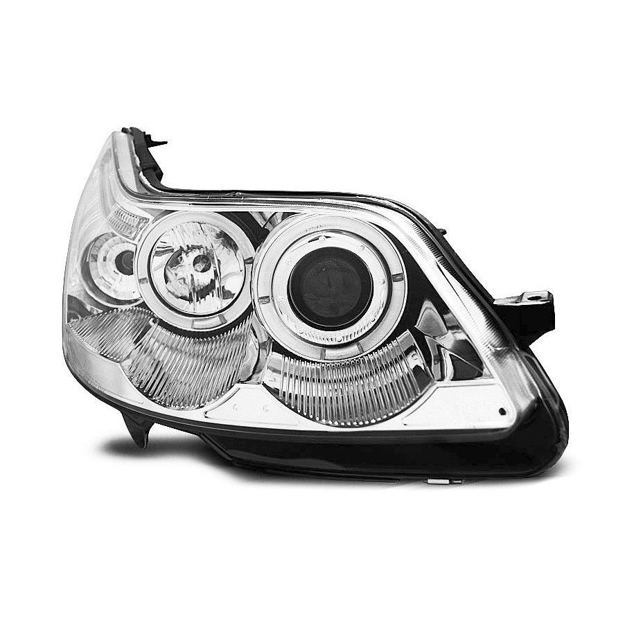 LAMPY NOWE CITROEN C4 04-10 RINGI SOCZEWKI CHROME