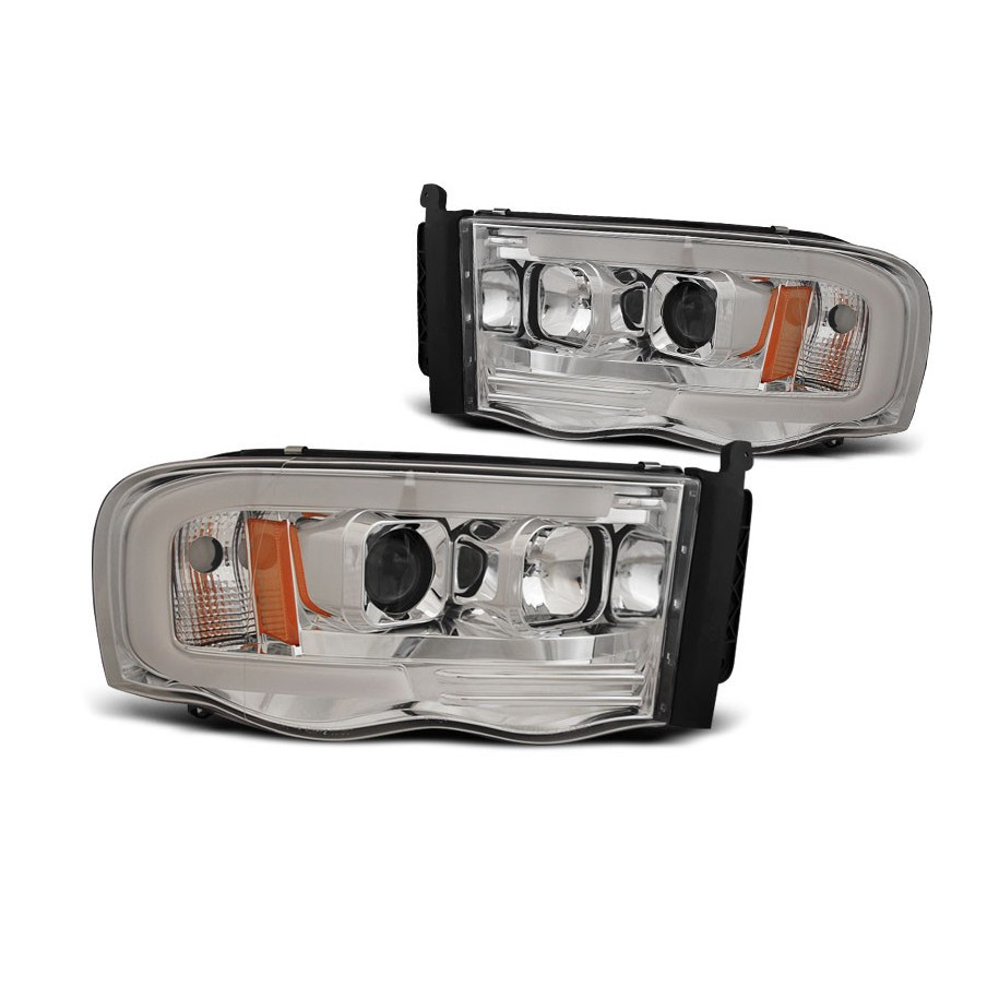 LAMPY DODGE RAM 02-06 TUBE LIGHT CHROME