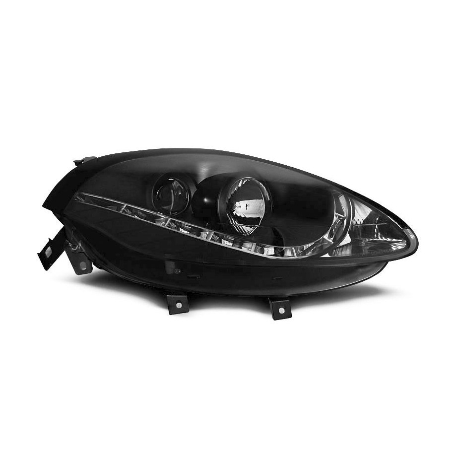 LAMPY REFLEKTORY FIAT BRAVO II 07- DAYLIGHT BLACK