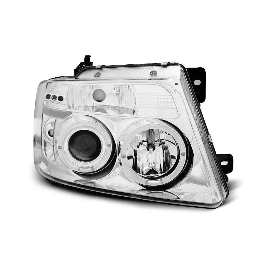 LAMPY FORD F150 MK11 04-08 ANGEL EYES CHROME