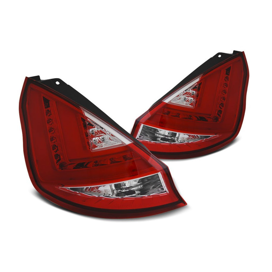 LAMPY DIODOWE FORD FIESTA MK7 08-12 HB R-WHITE LED