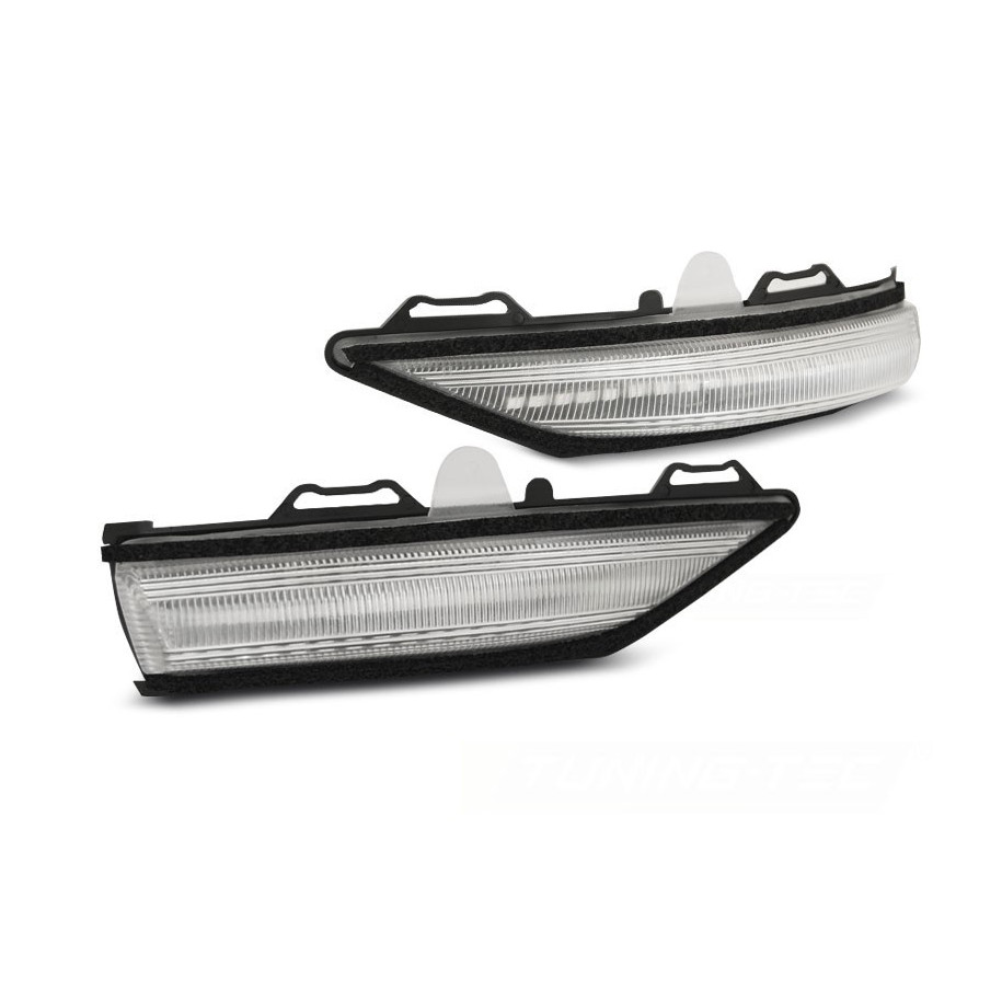 MIGACZE BOCZNE FORD FIESTA MK7 17- LED WHITE DTS